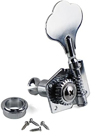 seluluory Mécaniques de rechange pour guitare, basse électrique, basse ouverte, mécanisme de rechange pour main droite, main gauche, 4 cordes, boutons d'accordeur de basse