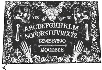 Ro Rox Hello Goodbye Teppich Ouija Wicca Gothic rutschfeste Heimdekoration