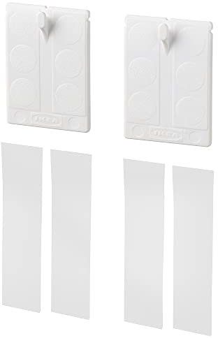 ALFTA Gancio Adesivo per Telaio, Bianco