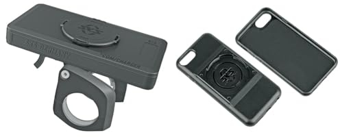 SKS GERMANY COMPIT+/Power [3rd Gen] Handyhalterung mit 10.000 mAh Powerbank & COMPIT Cover für iPhone 6/7/8/SE Handyhülle mit Befestigungsvorrichtung