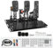 SIMSONN Plus X Sim Racing Pedale PC Racing Simulator Pedale HE Hydraulik pedal Unterstützt VAM, VAM RPO VibrationsmotorUnterstützung für haptische Pedals Reactor Schwarz (PLUS X P3-H3-Plate