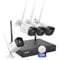 ANNKE 4K WLAN Überwachungskamera Set Aussen, 16CH Videoüberwachung mit 4X 8MP Wi-Fi Kamera und 2TB HDD NVR für 24/7 Aufnahme, Smarter Personenerkennung, 2-Wege-Audio, 30M IR Nachtsicht, IP66