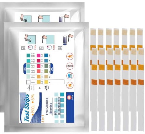 200 Pcs 3 In 1 Pool Teststreifen Ph Teststreifen Pool Tester Ph Und Chlor Teststreifen Pool Pooltester Chlor Und Ph Pool Tester Ph Wert Teststreifen Pool Tester Ph Tester Pool Ph Teststreifen Pool