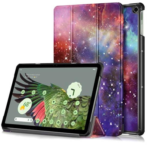 Case for 11-inch Google Pixel Tablet 2023 Release, Adjustable Viewing Angle Protective Trifold Stand Slim Cover with Pencil Holder Compatible with Charging Speaker Dock (YHX)