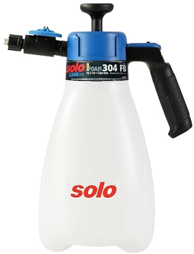 Solo 304 FB Schaumsprüher Drucksprüher mit 2L Behälter | für alkalische Flüssigkeiten - Solo CLEANLine Vario Foam | Premium Schaumsprüher | Individuell anpassbarer Schaum