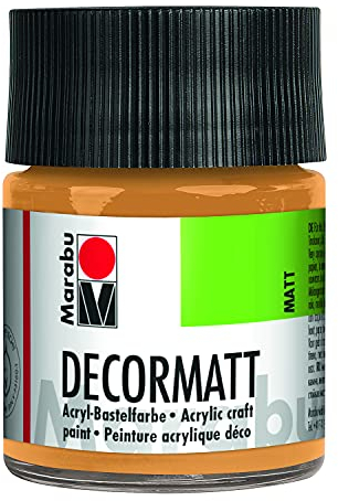 Marabu Peinture Acrylique Decormatt, Or Métallique, 50 ml