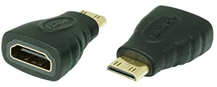 SunshineTronic High Speed mini-HDMI Adapter | HDMI A(Buchse) auf HDMI mini C(Stecker)