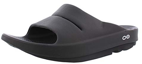 OOFOS Men's Ooahh Slide Athletic Sandals, Black, M9/W10 (43 EU)