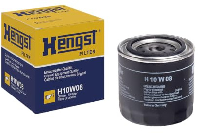 HENGST - Ölfilter H10W08 - Öl-Anschraubfilter für KFZ - Hochwertiger Motorölfilter für KFZ mit Otto- oder Dieselmotor - Robuster Ölfilter mit hoher Schmutzaufnahmefähigkeit