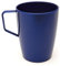 Harfield Royal Blue Beakers Mugs (Pack of 4,280ml) Lightweight Virtually Unbreakable Polycarbonate Plastic