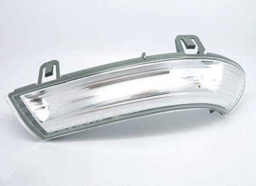 Volkswagen Genuine VW Wing Mirror Indicator Turn Signal Repeater Lens Light with LED Bulbs Left Side 1K0949101
