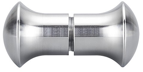Haute 304 Acier inoxydable Bouton double poignée de porte Bouton de poignée de porte de douche porte douche de douche de douche et ferrures Poignée Bouton de Porte Poignée Bouton Armoire Poignée