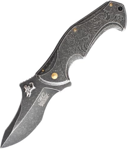 RKS DIFFUSION Couteau Pliant Tigre MC-A022TG Master Cutlery Couteau de Poche Camping Fantasy