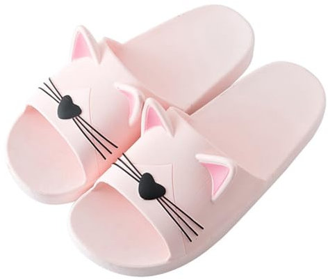 Rojeam Chaussures de Piscine et Plage Femme Homme Claquettes Femme Pantoufles de Douche Chausson été Sandales, Rose, 39/40 EU