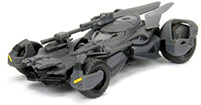 Jada - Batmobile da auto in metallo della giustizia 1:32, colore: grigio (253212005)