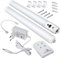 Maclean MCE245 Unterschrank Linear LED Unterbauleuchten mit Fernbedienung Lineare Lichtleiste Timer Helligkeitseinstellung 240LM Kaltweiß (2-Module Set)