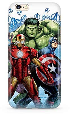 ERT GROUP mobile phone case for Apple Iphone 6/6S original and officially Licensed Marvel pattern Avengers 009 optimally adapted to the shape of the mobile phone, case made of TPU
