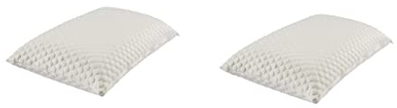 Someo Lot de 2 oreillers Latex et Housses de Protection 40x60