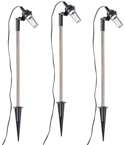 WeRChristmas Christmas LED Snowflake Pathway Projector Lights, Set of 3, White, 72 cm