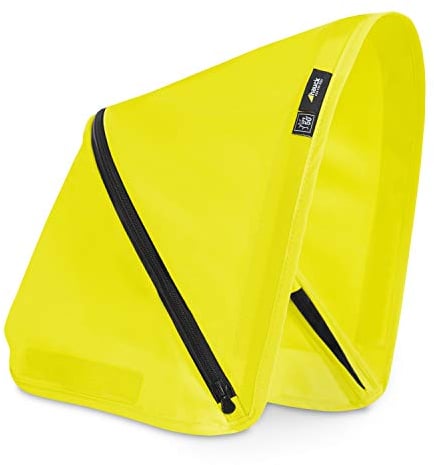 Hauck Sonnen Verdeck für den Buggy Swift X / UV Schutz 50+ / 3 Zonen mit Belüftungs Fenster / vielen Farben und Designs erhältlich / für einen individuellen Look / einfache Befestigung / Neon Gelb