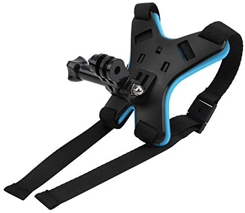 Camera Chin Holder, Helmet Chin Stand, Camera Holder for Enthusiast Professionals D JI OSMO Action Camera Go Pro 9(Enhanced version blue AT1109)