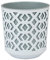 Home Garden Ornaments Large Plant Pots Indoor, Indoor Plant Pot - Decorative Plastic Flower Pots with Basket and Insert, Mix and Match Colours (Diameter: 30cm, White and Grey)