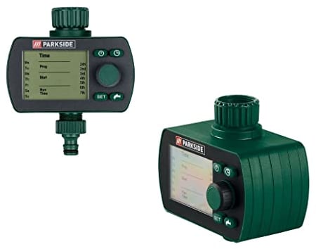 PARKSIDE® Bewässerungscomputer Bewässerungssteuerung 6 Zeitpläne, für gängige Wasserhähne, inklusive Batterien