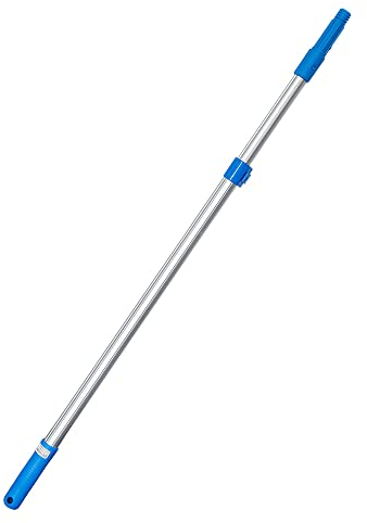 Das Blaue Wunder SwivelLoc Teleskopstiel | Verlängerung für Fensterset | bis 1,30 m ausziehbar | für hohe Fenster