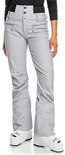 Roxy Rising High - Insulated Snow Pants for Women - Isolierte Schneehose - Frauen - L - Grau.