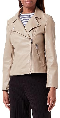 ONLY Onlnewmelisa-Biker in Pelle Sintetica CC Otw Giacca, Weathered Teak, M Donna