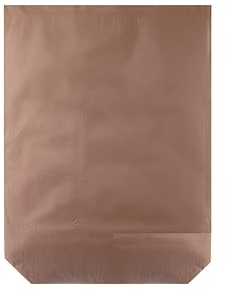 BLANC Hygienic Recyclingpapier Müllbeutel, 110-120 Liter, 100 Stk, Papier unbedruckt, braun, 70x95cm