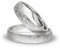 Kolibri Rings Eheringe Silber Eismatt Rhodiniert 925 Paarpreis Nickelfrei Zirkonia Steine Sternenhimmel Trauringe Freundschaftsringe Partnerringe 100% Made in Germany- Inkl. Gratis Etui + Gravur
