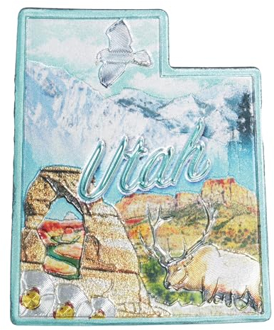 Mad Mags Utah State Magnet für Kühlschrank, Sammlerstück, Souvenir, Geschenke, ca. 5,1 cm