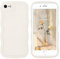 DOMAVER Case for iPhone 7, iPhone 8, iPhone SE Case(2020/2022) with Cute Curly Wave 4.7 inch, Soft TPU Silicone Slim Fit Shockproof Phone Case for Girls Women Men, Full Body Protective Cover, White