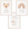Mutzauber® Poster Affirmationsposter A4 A3 Kinderzimmer Jungen Mädchen A4 A3 Bilder Kinderzimmer Motivation Bär Tiere Kinder Kindergarten verschiedene Motive Wandposter (Häschen rot)