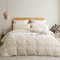 Tospass Housse de Couette Bohème Style 220x240cm Beige Tuftée Broderie Parure de lit Adulte Boho 2 Personnes avec Fermeture Éclair Parure Housse Couette en Microfibre avec 2 Taie d'oreiller 65x65cm