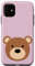 Hülle für iPhone 11 niedlicher teddy auf tshirt Teddybär Handyhülle Teddy Hoodie