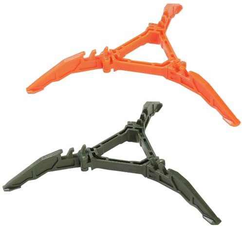 2Pcs Lightweight Gas Canister Tripod Holder Easy Carry Foldable Gas Tank Stand Practical Gas Tank Bracket for Camping Hiking Cooking Outside