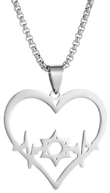 IOETSEUT Choker Halskette Gothic Halskette Kette Heartfelt Six Zacken Stern Anhänger Halskette Männer Frauen Modischer und Romantischer Schmuck Geschenk Beste Freundin Geschenke Freundschaft