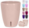 Happyplants ORCHIDEA Self-Watering Orchid Pot Flower Planter With Water Level Indicator Water Reserve And Drainage Holes (Light Blush, Ø 15CM - 2L)