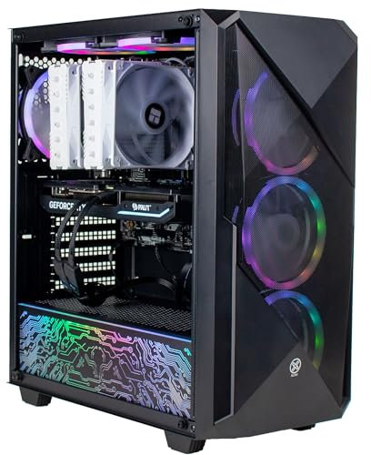XUM Legend Gaming PC: Intel Core i9-13900KF CPU, RTX 5070 12GB GPU, 32GB DDR4 RAM, 1TB NVMe SSD, 850W PSU, Bronze, aRGB, WiFi 5, Windows 11 Home, Entry Level, Black Case