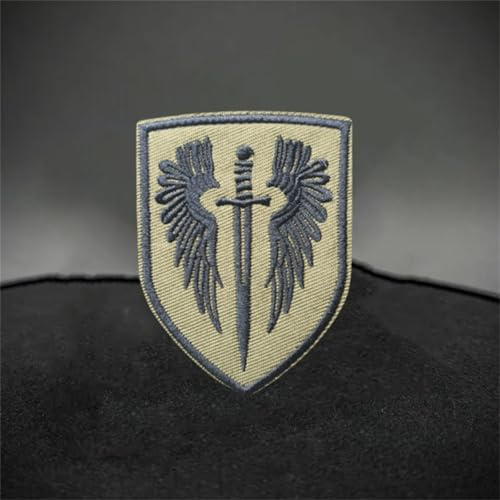 Patches Klett, Erzengel Michael Patch Gestickt Taktische Moral Patch Applikationen für Kleidung Taschen Rucksack Uniform Weste Hundegeschirr Helm Militär Taktisch