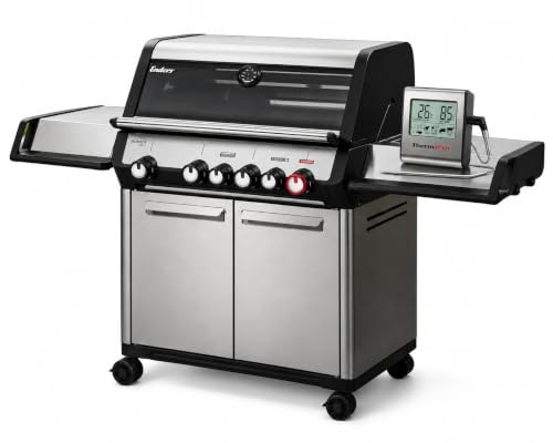 Enders Gasgrill Monroe Pro 4 SIKR Turbo Silber mit Fleischthermometer