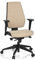 hjh OFFICE 608819 Profi Bürostuhl PRO-TEC 500 Stoff Beige Drehstuhl ergonomisch, Rückenlehne & Armlehnen höhenverstellbar