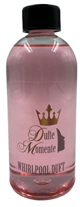 Dufte Momente | Whirlpool Duft Kirsche 500ml | mit naturreinen und natürlichen ätherischen Ölen | kein Schaum | vegan und ohne Tierversuche