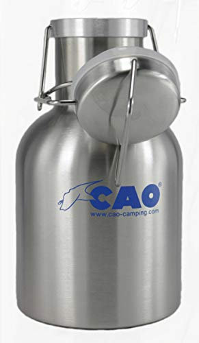 C.A.O. Bouteille bouchon canette 1 litre', Gris Inox