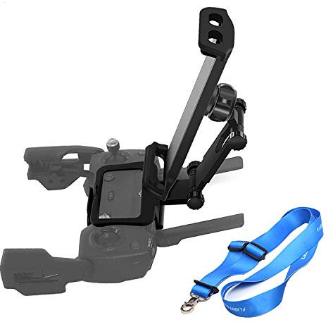 O'woda 4,6-12 Zoll Smartphone/Tablet Halterung für DJI Mavic Air/Mavic Pro Platinum/Spark Controller Zubehör mit Lanyard, 360 Grad Verstellbarer iPad Ständer, Tablethalter, Telefonständer