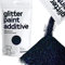 Hemway Glitter Paint Additive - Black Holographic | Fine Metallic Flakes for Adding Sparkle to Paints & Wood Varnish | Add to Emulsion, Acrylic & Latex for Indoor Sparkly Walls | 100 g