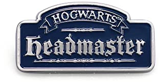 Harry Potter Pin Badge Hogwarts Headmaster Logo Nue offiziell Blau Metal
