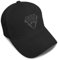 Custom Baseball Cap Groom Squad Grau Stickerei Acryl Dad Hüte für Männer & Frauen, Schwarz, Einheitsgröße